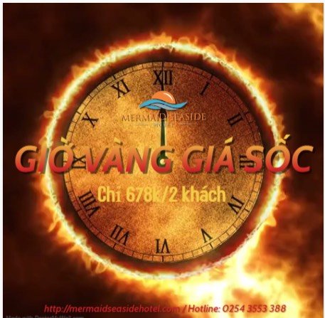 CHƯƠNG TRÌNH KHUYẾN MÃI “GIỜ VÀNG - GIÁ SỐC” TẠI MERMAID SEASIDE HOTEL