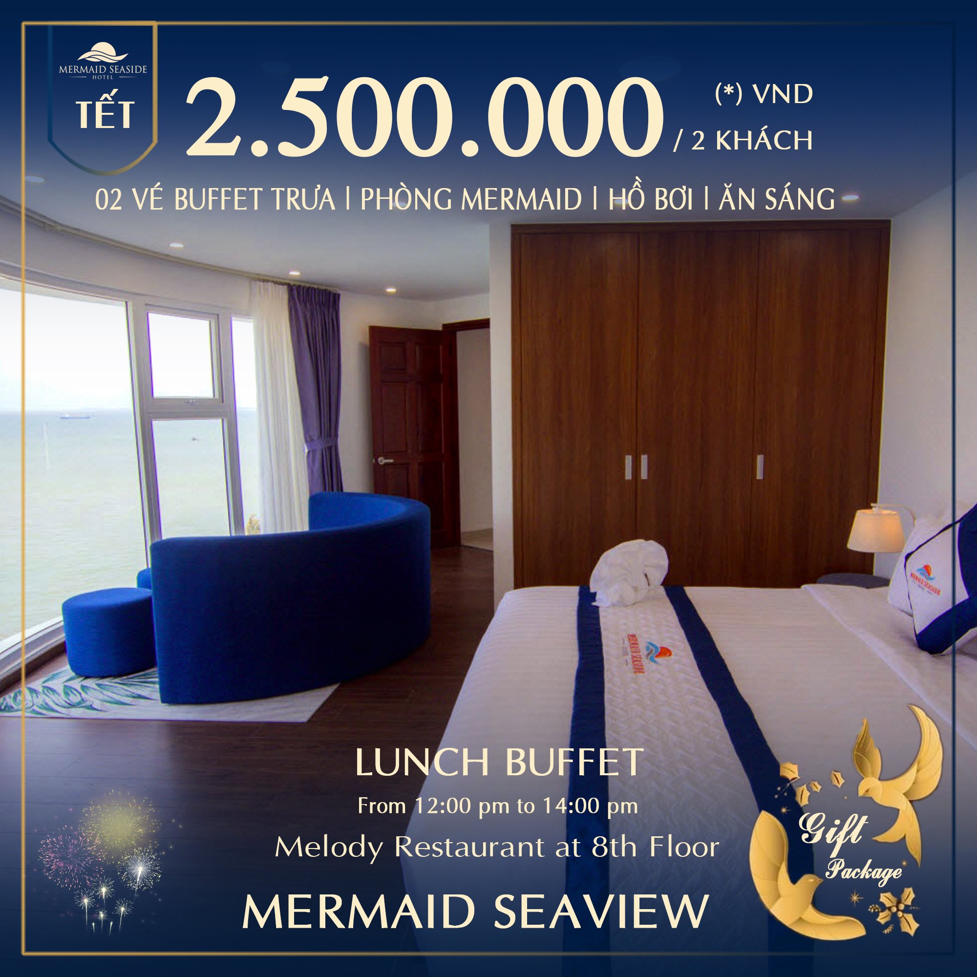 ĐÓN TẾT AN VUI TẠI MERMAID SEASIDE