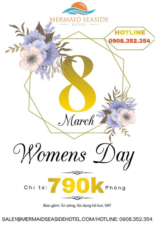 "Tuần Lễ Vàng - Tri Ân Phái Đẹp - Chúc mừng Quốc Tế Phụ Nữ 8.3"